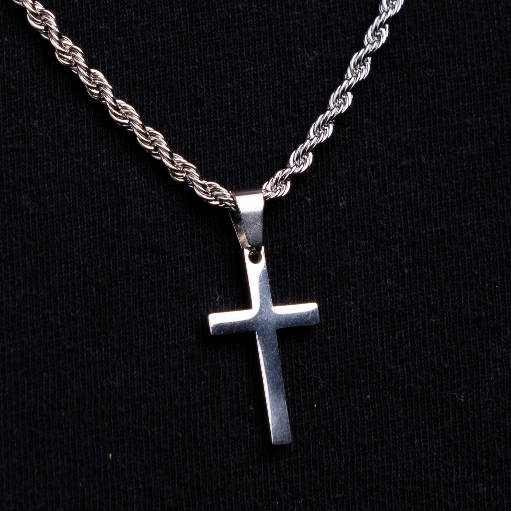 Колие от неръждаема стомана "Twisted Cross"