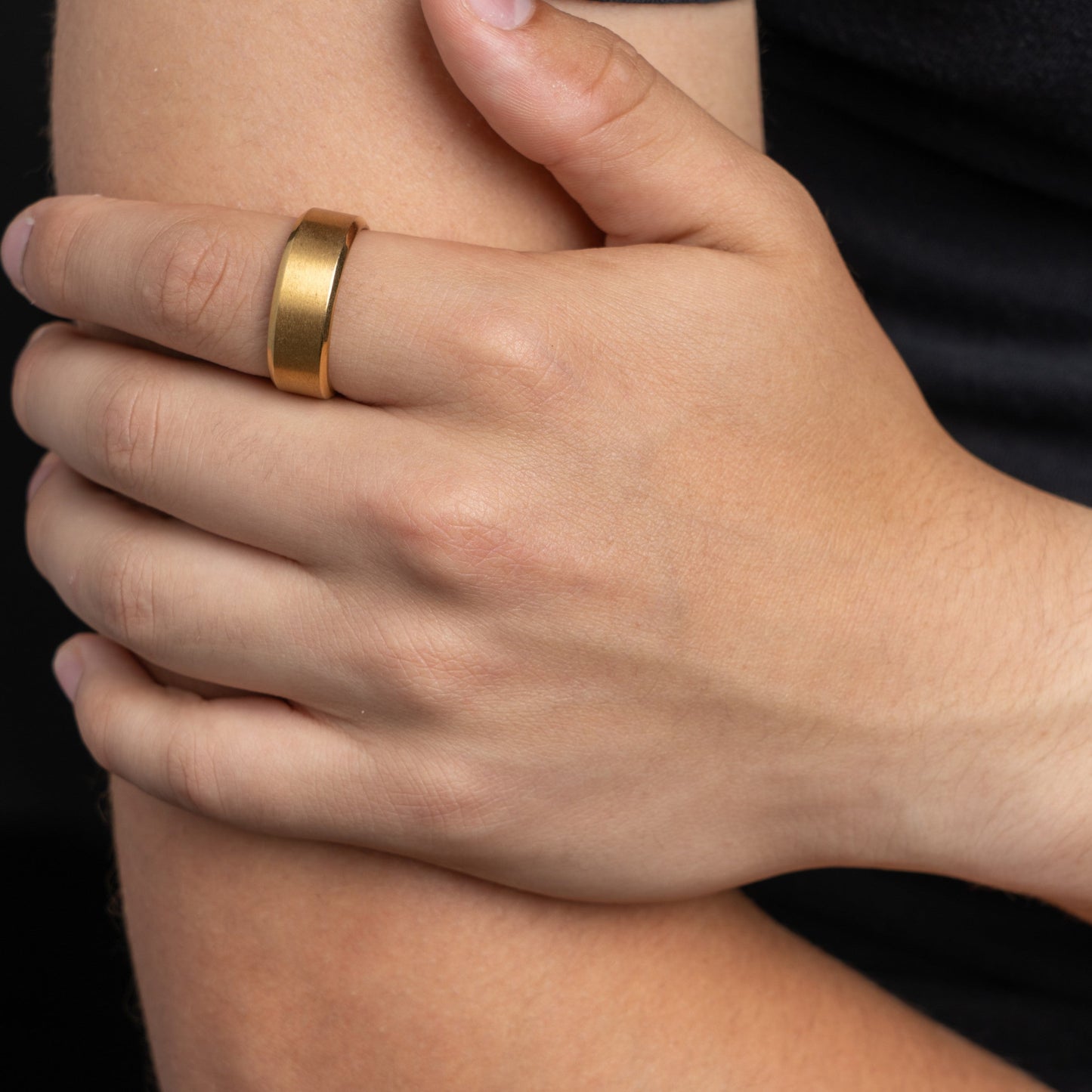 Пръстен от неръждаема стомана "Gold Ring"