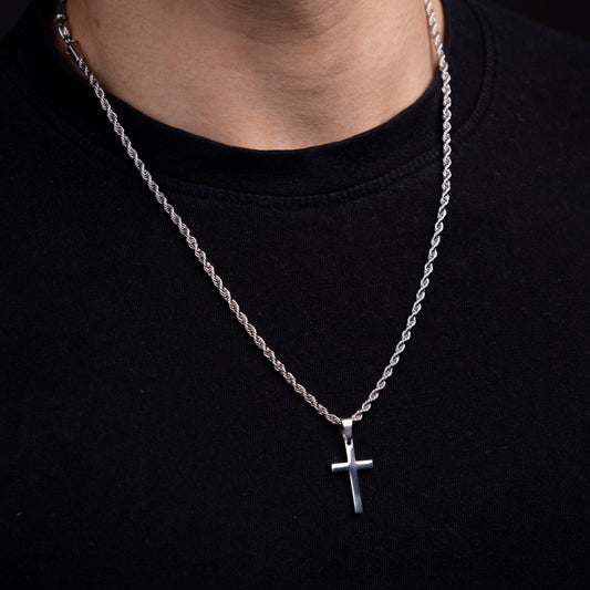 Колие от неръждаема стомана "Twisted Cross"
