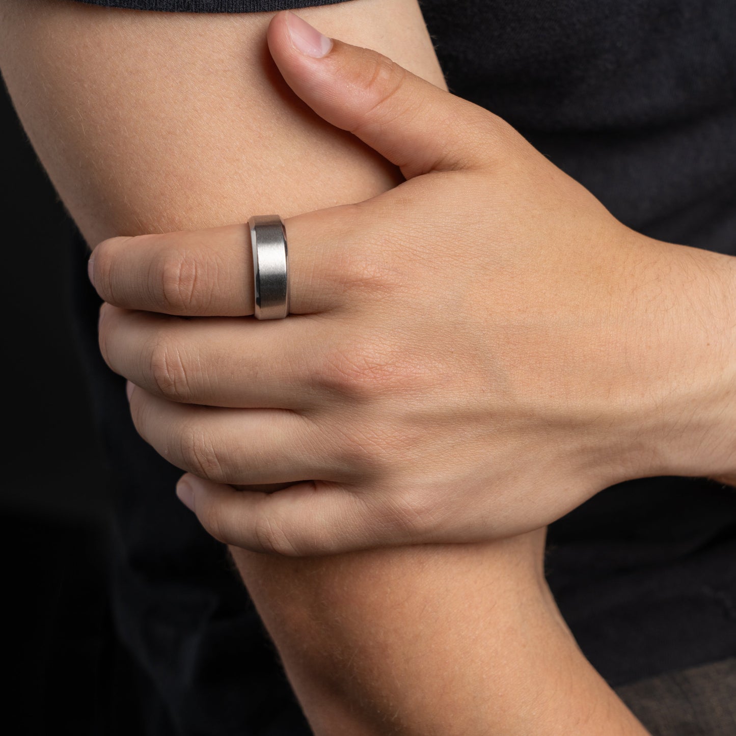 Пръстен от неръждаема стомана "Silver Ring"