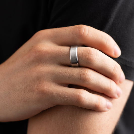 Пръстен от неръждаема стомана "Silver Ring"