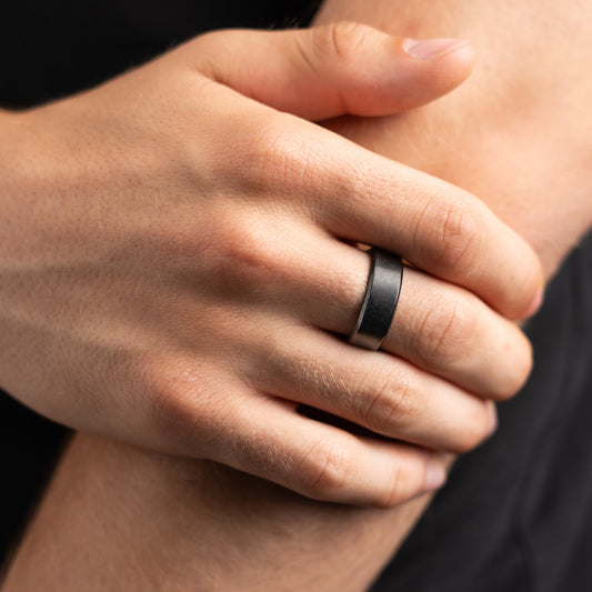 Пръстен от неръждаема стомана "Blackstone Ring"