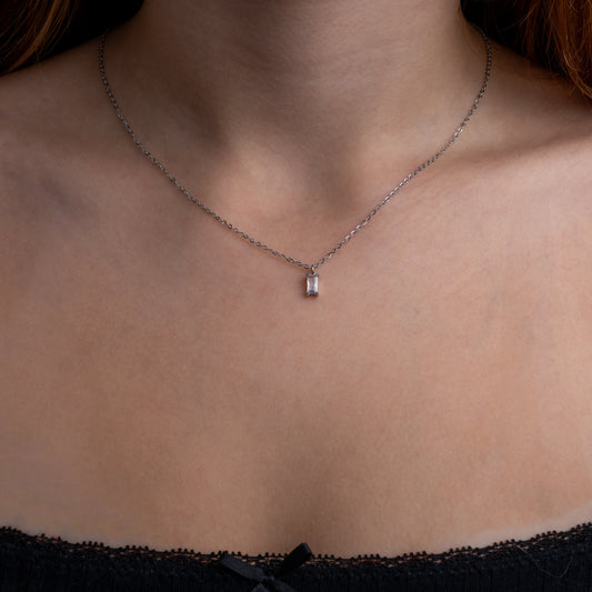 Колие "Luna Drop Silver"