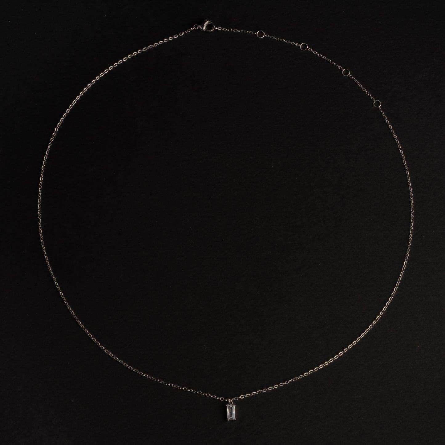 Колие "Luna Drop Silver"